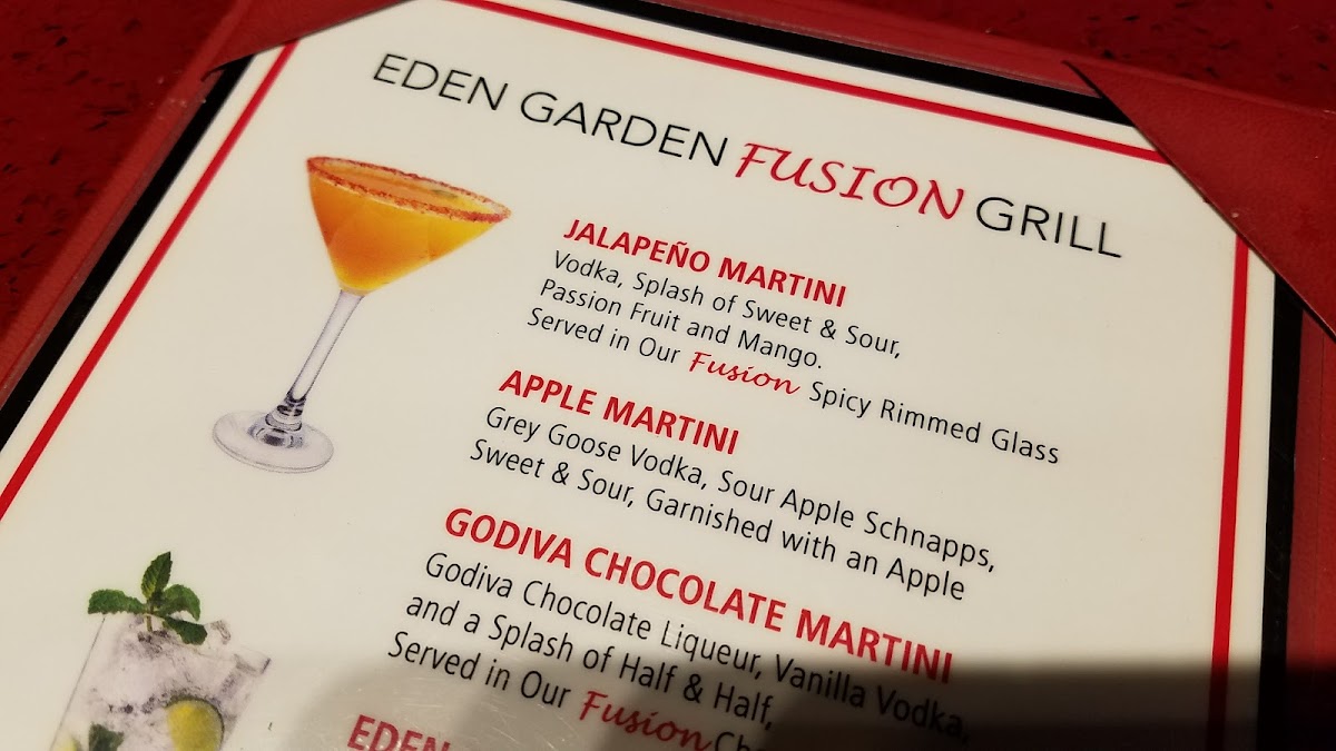 Menu Eden Garden Fusion Grill-7